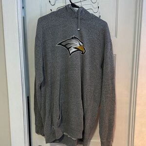 Gray Hoodie with Eagle Logo